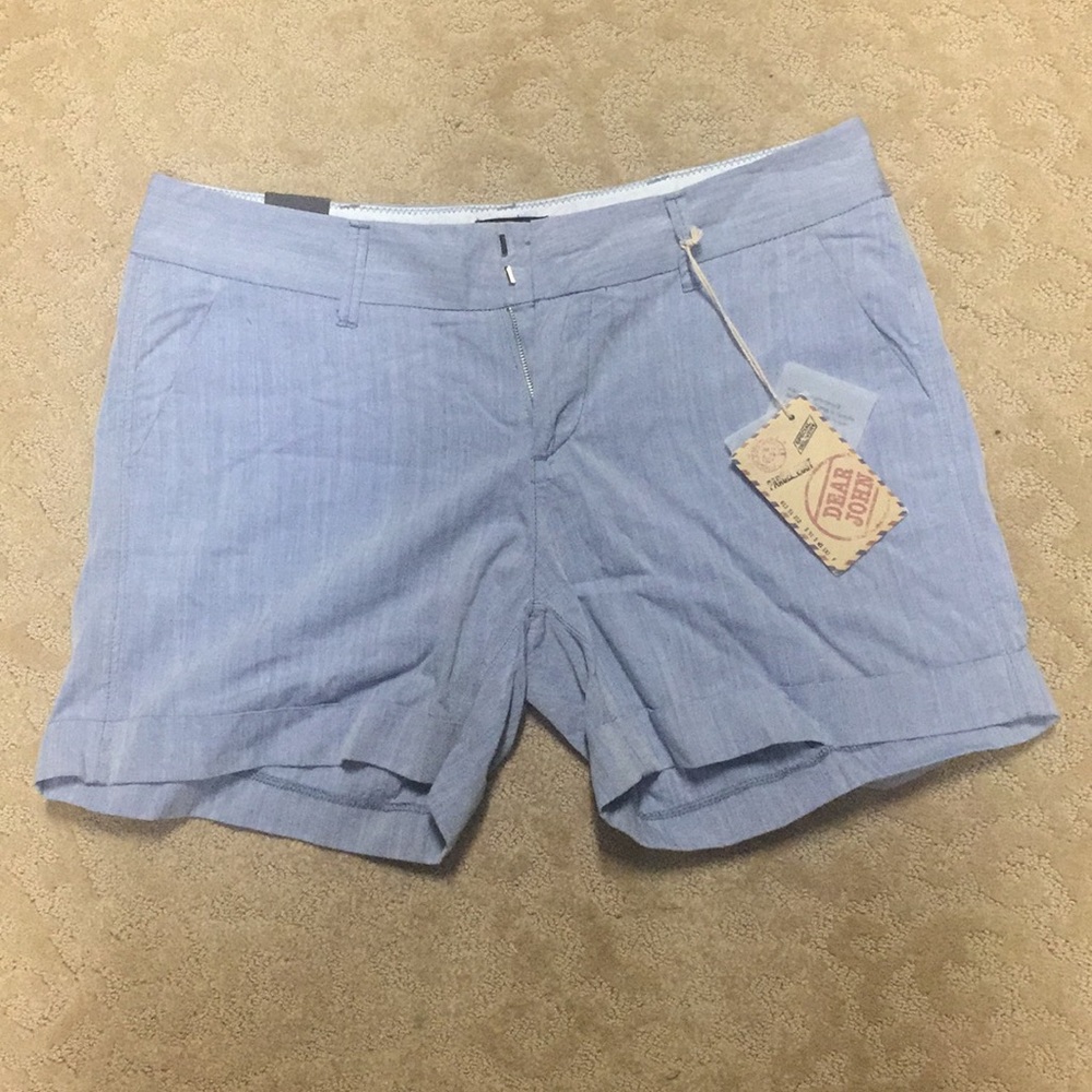 Dear John Finnegan Stitch Fix Blue Cuffed Shorts